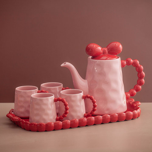 婚庆结婚礼物陶瓷下午茶花茶茶具