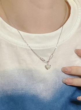 FM1640爱心贝母项链轻奢小众