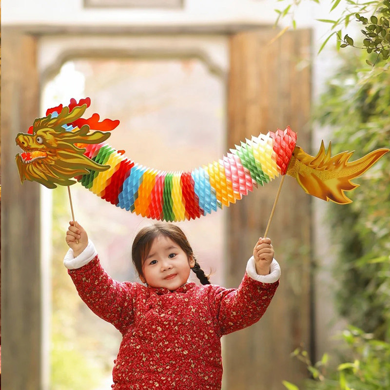 新年舞龙装饰品2026蜂窝纸马年儿童拍照道具过年春节商场灯笼布置,节庆用品/礼品,灯笼,淘宝优惠券,粉丝福利购,淘宝优惠卷
