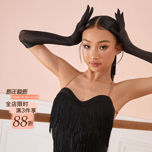小小ZYM 手套女童拉丁舞练功服配饰ST02 海瑟薇