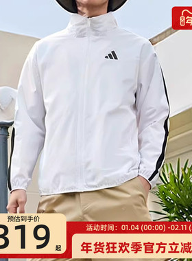 adidas阿迪达斯秋男M 3S WB Ripstop运动休闲夹克外套锐力JF3682