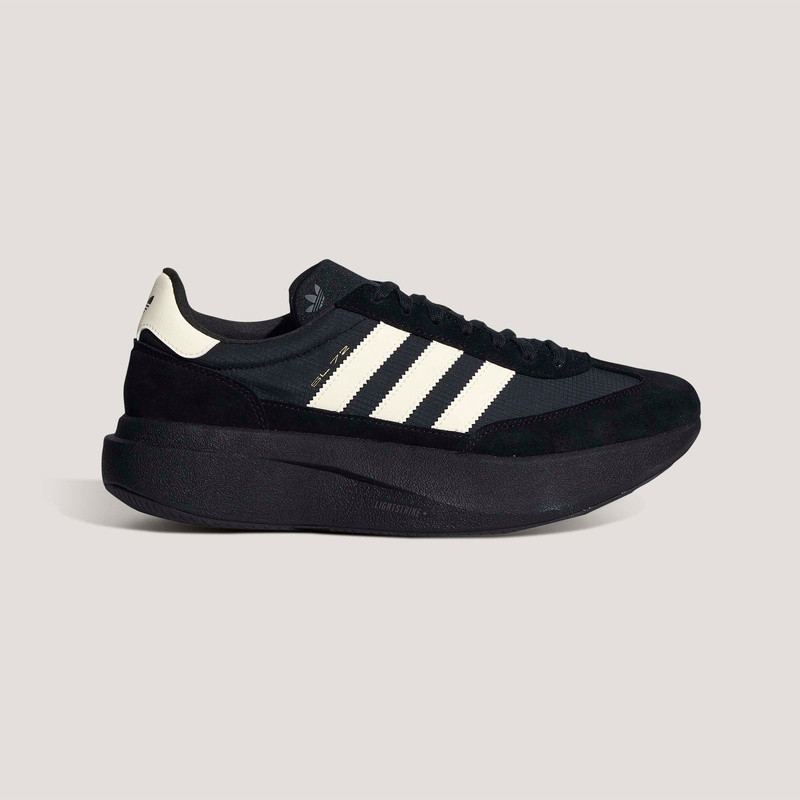 adidas originals SL 72 Pro 增高 生活休闲鞋 男女同款 黑色