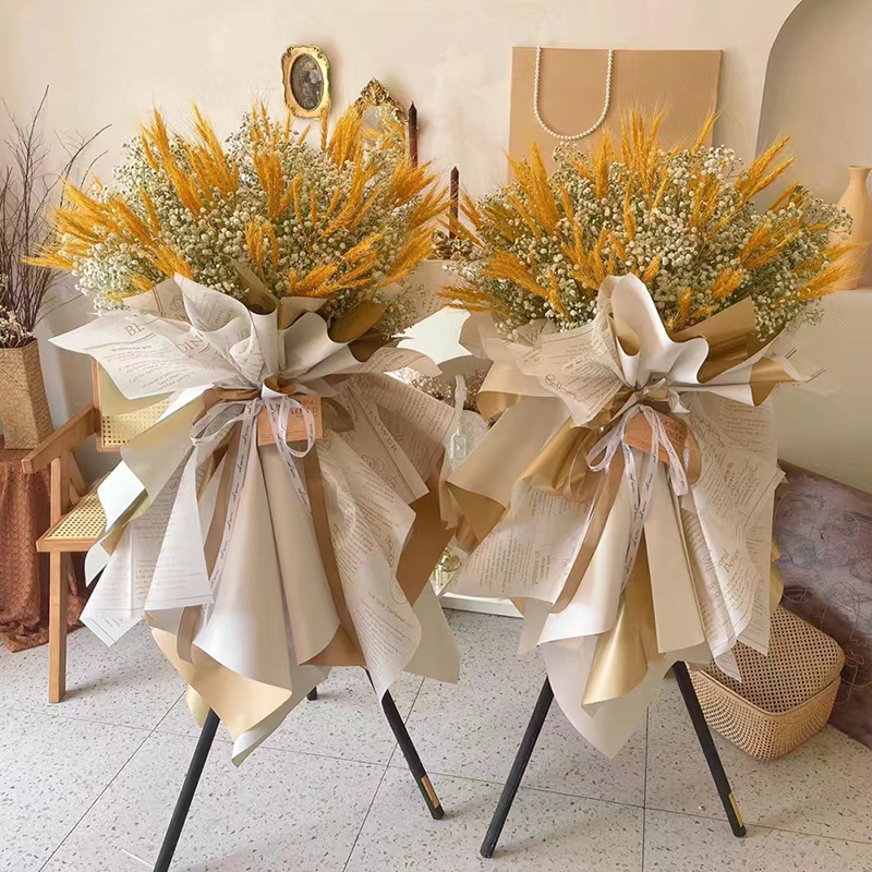 开业花篮大麦大卖一对开业乔迁庆典演出演唱会鲜花速递同城配送