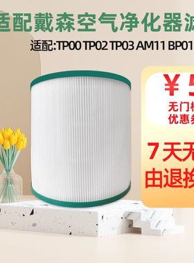 配戴森Dyson空气净化器过滤网TP00/02/03 AM11/BP01无叶风扇滤芯