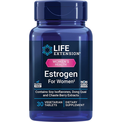 现货美国Life Extension天然雌激素补充剂Estrogen For Women女性