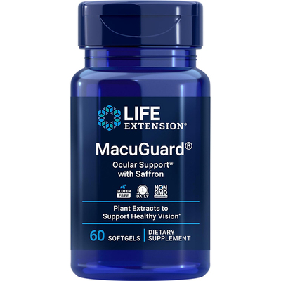 现货美国Life Extension MacuGuard叶黄素玉米黄质胡萝卜素胶囊