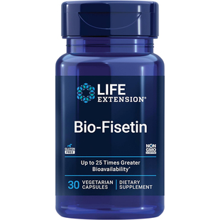 现货美国Life Extension Bio-Fisetin 漆黄素 非瑟酮 姜黄素伴侣