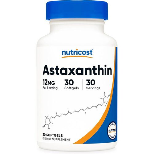 美国Nutricost虾青素12mg胶囊