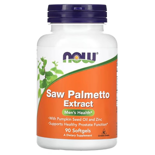美国NOW Foods Saw Palmetto Extract锯棕榈提取物前列摄护腺健康