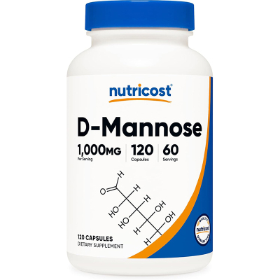 现货美国Nutricost D-Mannose D-甘露糖500mg120粒胶囊泌尿健康