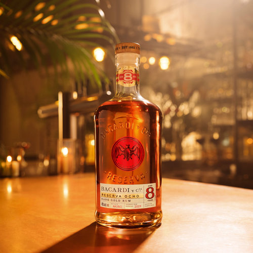 官方直营bacardi八年陈酿朗姆酒