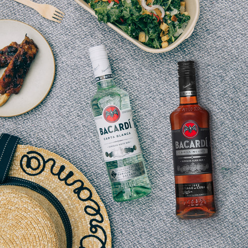 百加得白黑朗姆两瓶装瓶装鸡尾酒