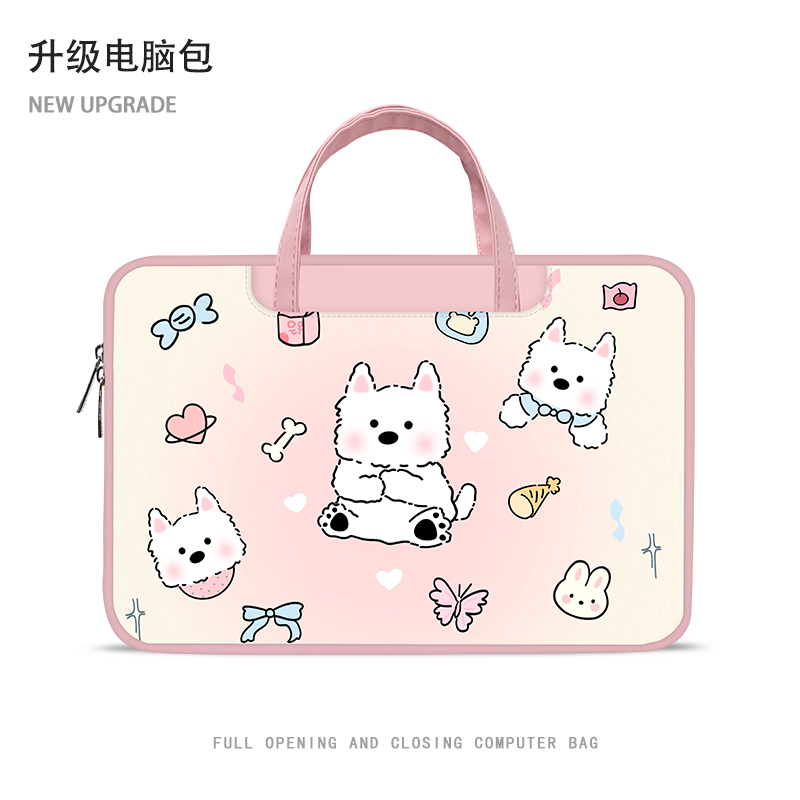 创意可爱动物笔记本电脑包16寸手提苹果15.6寸华为matebook14联想戴尔14寸12寸2024新款平板收纳包