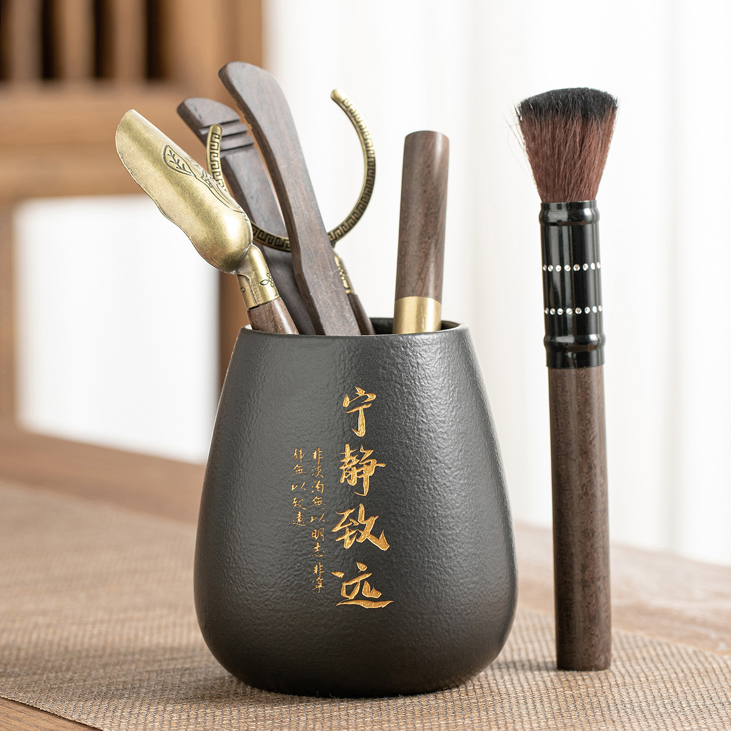茶道六君子套装功夫茶具配件用品大全茶桌泡茶工具高档茶夹茶刀勺