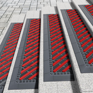 三合一地垫商用地毯楼梯踏步垫室外酒店商场入户门口塑料除尘脚垫