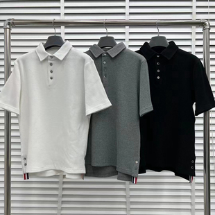 纯棉舒适透气 2025SS 简约短袖 华夫格POLO衫 店主自留 春夏新款