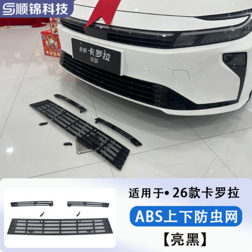 23-26款丰田卡罗拉/锐放车前防虫网水箱防尘前脸保护罩配件改装