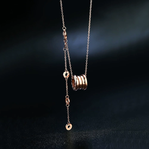 Ожерелье подходит для мужчин и женщин, цепочка до ключиц для влюбленных, длинный свитер, популярно в интернете, легкий роскошный стиль, длина макси