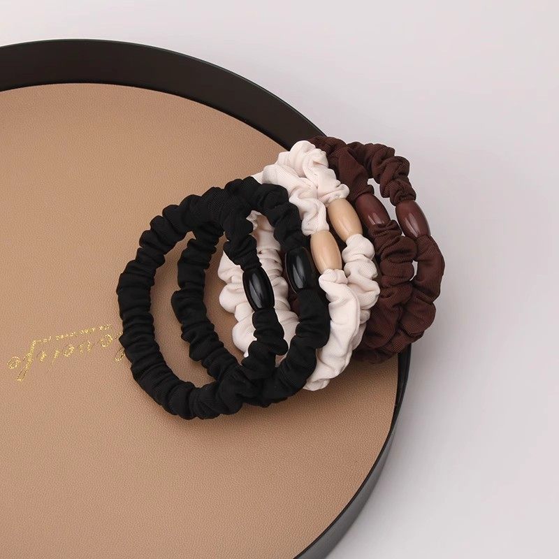 气质发圈高弹力发绳百搭黑色小肠圈扎头发饰马尾头绳头饰橡皮筋女