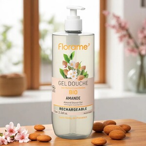 Florame/芙雅木芦荟橙花马鞭草杏仁香氛沐浴露温和清洁保湿 750ml