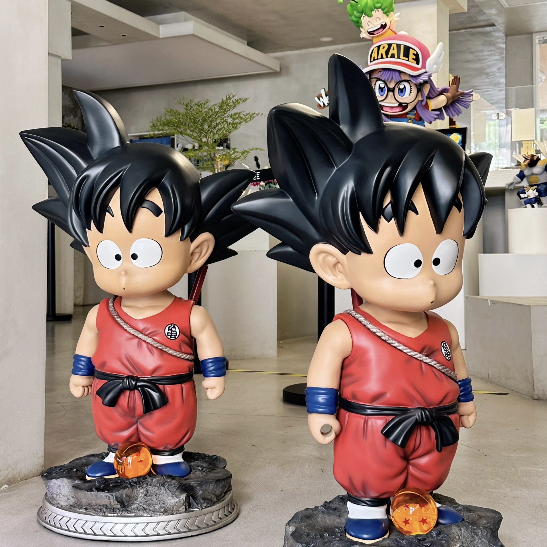 50cm七龙珠手办摆件动漫模型琪琪小悟空克林生日礼物客厅软装搭配