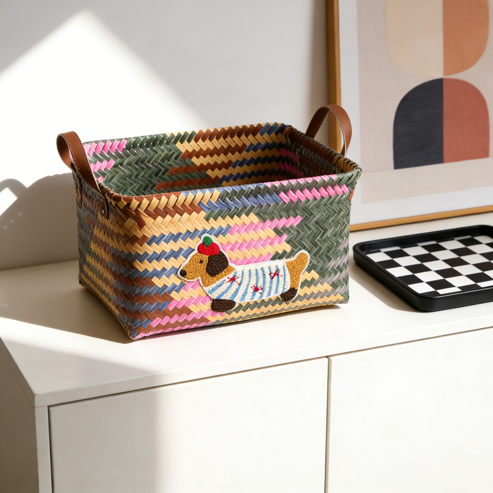 入户玄关编织收纳筐衣帽储物篮卧室脏衣篓杂物置物篮仿藤编收纳篮,收纳整理,收纳筐,淘宝优惠券,粉丝福利购,淘宝优惠卷