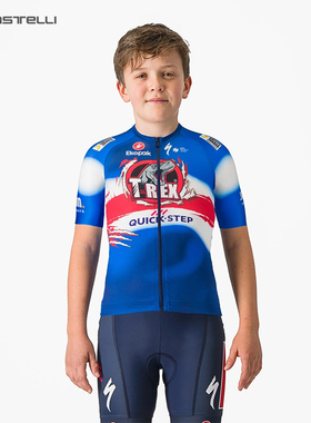 castelli蝎子快步车队霸王龙环西限量版儿童夏骑行服短袖4234130