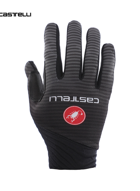 castelli蝎子男秋冬CDS阻尼减震透气骑行公路车长指手套4519524