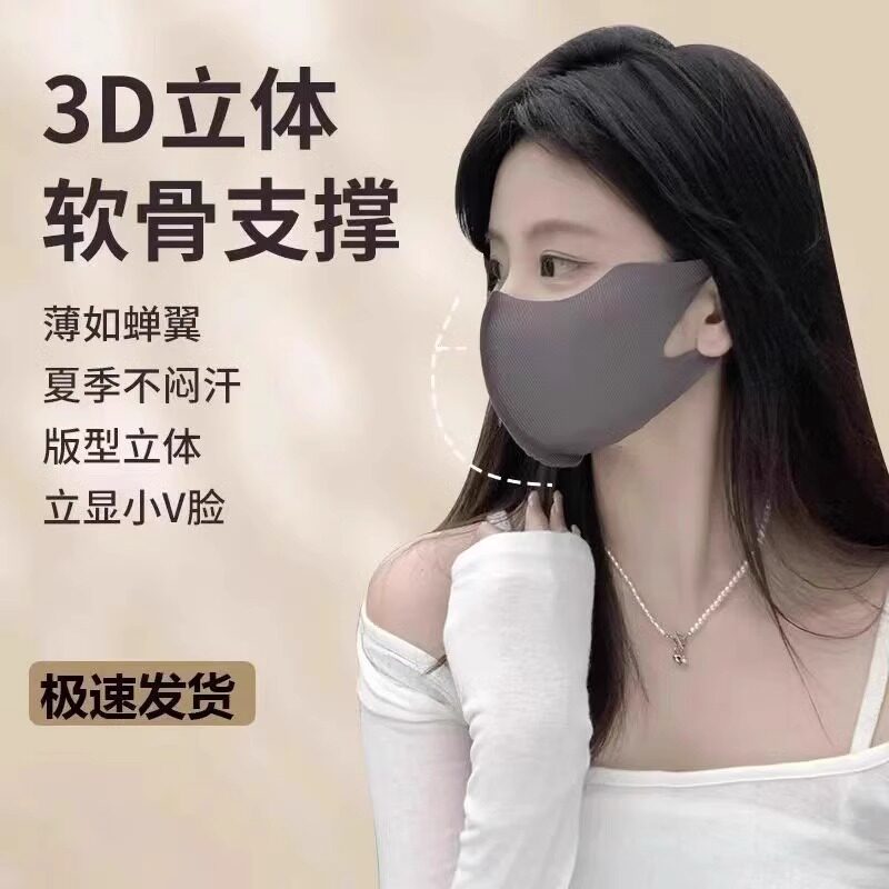 无痕防晒护眼角口罩女夏季图片