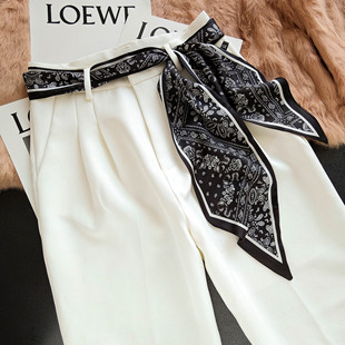 小腰果丝巾腰带系腰间配饰丝带发带搭配牛仔裤裙子装饰女2025新款