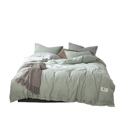 美国kingsize四件套棉麻