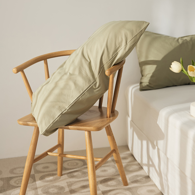 纯色全棉水洗棉枕套单人48x74欧美留学生50x90枕袋枕皮信封枕单只