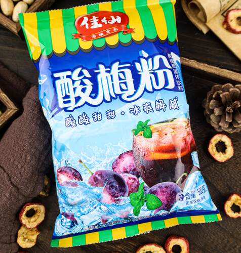 重庆佳仙酸梅粉500克袋装原味自制家用酸梅汤酸梅味冰粉夏季凉爽
