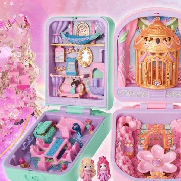 叶罗丽魔法宝石盒子灵溪阁盲盒宝盒玩具夜萝莉花蕾堡精灵梦公主娃