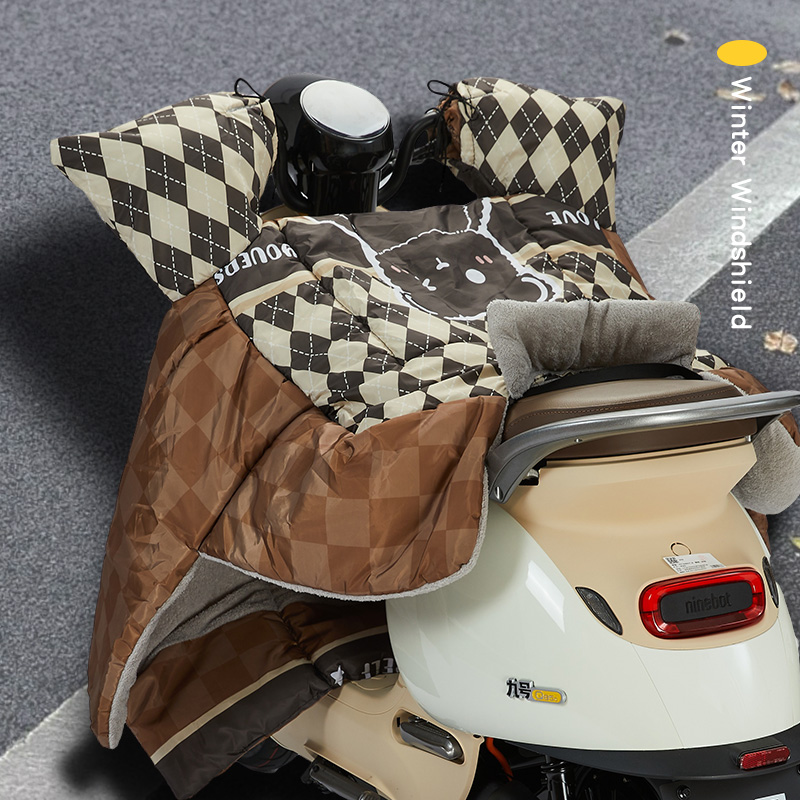 逊城防水连体拇指款挡风被加绒