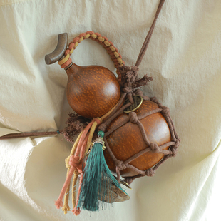 酒壶2025新款葫芦水壶大漆古风酒具 葫芦装白酒温水容器斜挎式送