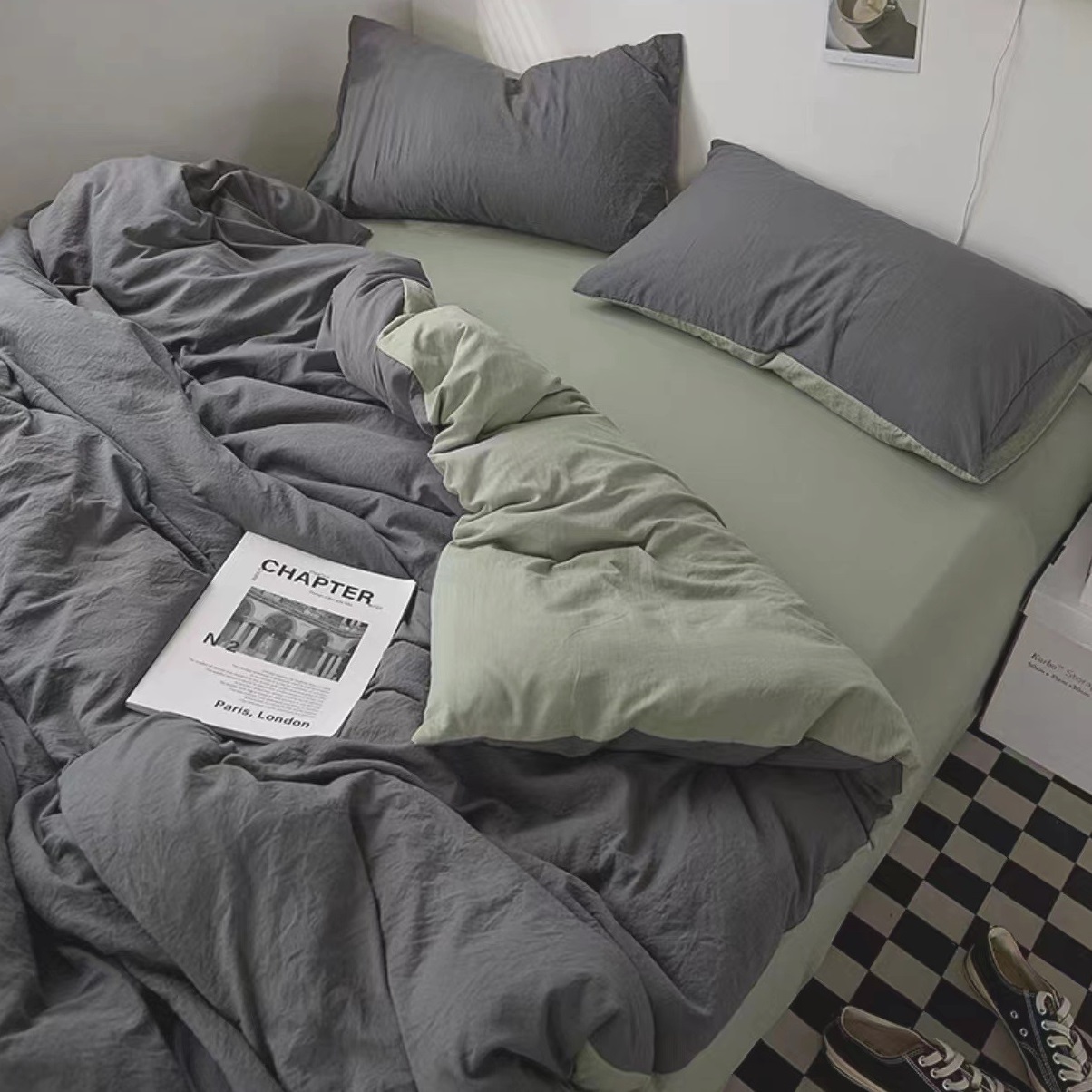 4pc bedsheet set bed sheet quilt blanket duvet cover sets