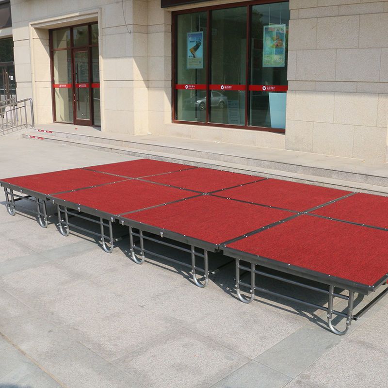 酒店移动折叠活动升降舞台架子幼儿园可移动舞台桁架学校移动舞台