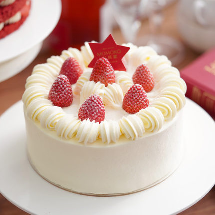【银座草莓】草莓蛋糕生日蛋糕水果动物奶油生日蛋糕成都同城配送