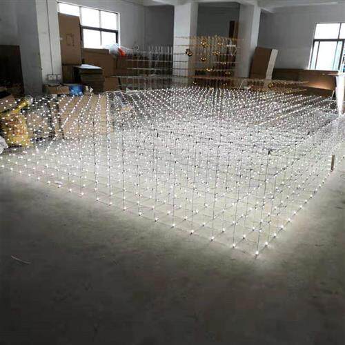 大型钢线吊灯售楼部大厅商场展示厅挑空层挑高酒店大堂定制吊灯