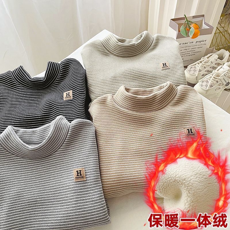 儿童秋冬新款德绒加厚半
