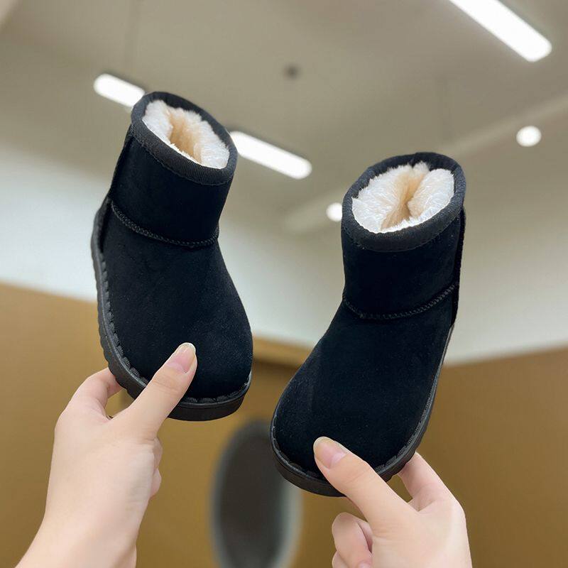 儿童雪地靴男女童保暖冬