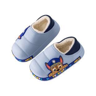 汪汪队儿童棉鞋男童秋冬季保暖可爱女童防滑防水包跟棉拖鞋可外穿