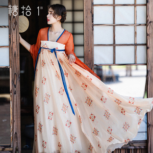 【丽人行】国风汉服改良襦裙女秋2025新款汉元素连衣裙女气质长裙