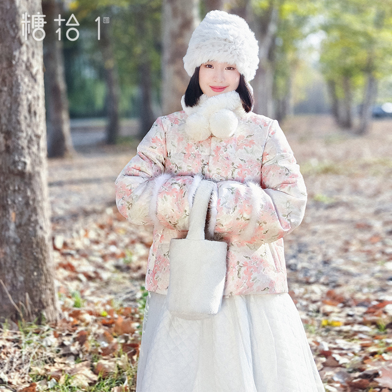 新中式国风小款羽绒服