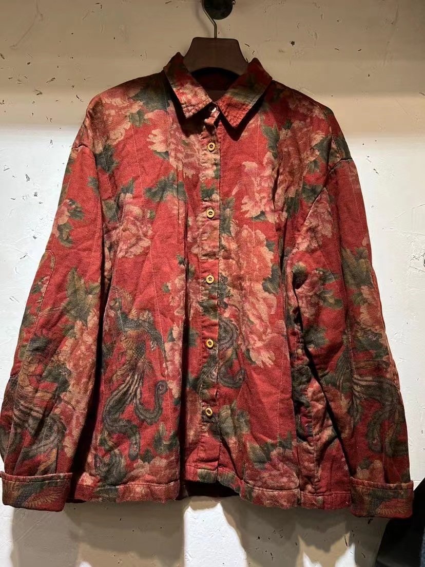 小红分享-衣路走来原创花色衬衫28126