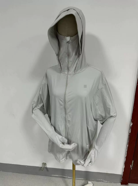 夏季披肩防晒衣女款冰丝凉感防晒服防蚊虫防晒超薄款透气防紫外线