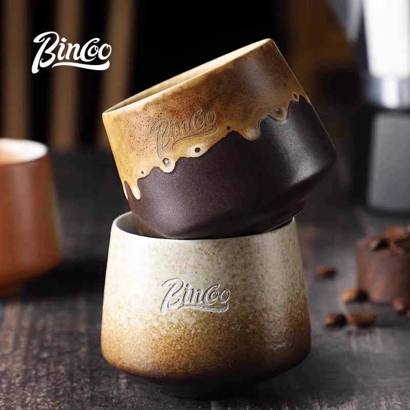 Bincoo咖啡杯复古陶瓷