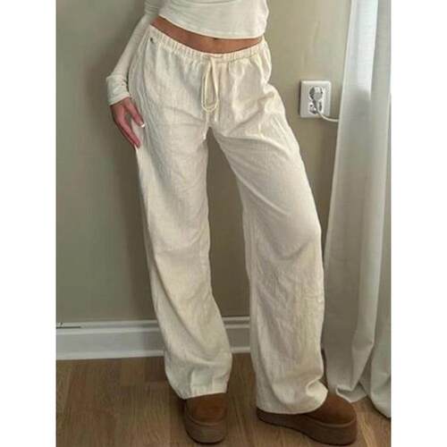 Women's Lightweight Loose Cotton Linen Casual Everyday