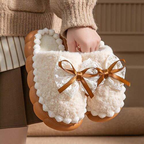 Women's winter indoor home thick-soled warm-padded